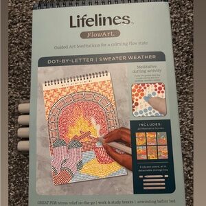 Lifelines FlowArt Dot-by-Letter Sweater Weather Dotting Activity